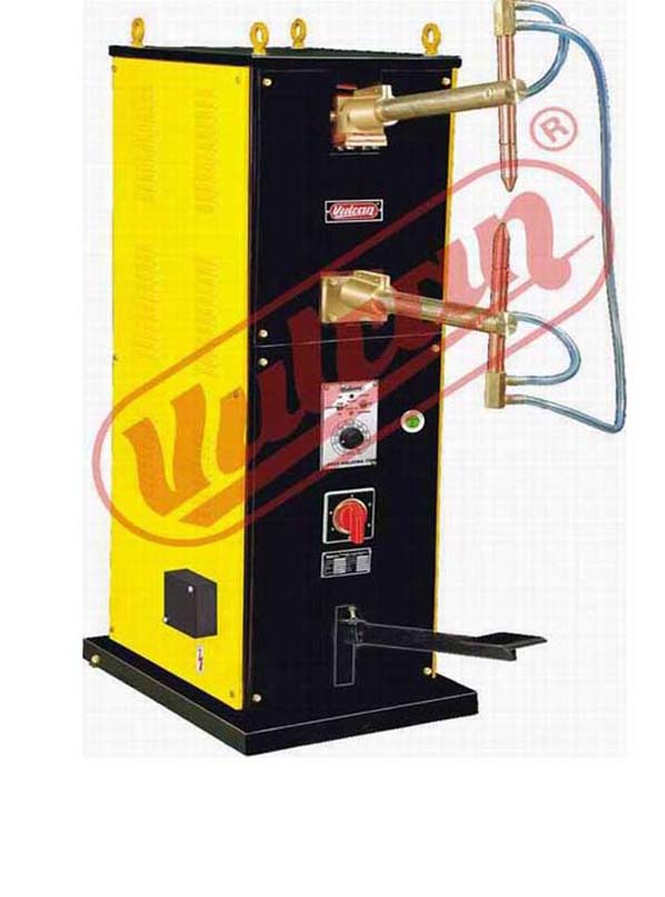 VULCAN Pedal operated Rocker arm type spot welding machines are offered in 6,8,10 and 15 KVA models ...